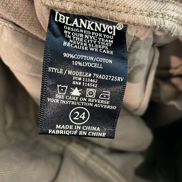 BlankNYC | Women’s Sand Storm Paperbag Ankle Pants Size 24 NWT - Picture 9 of 10